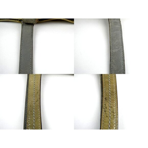 Coach Vintage Op Art Taupe Patent Leather Tote 17020 - Picture 16 of 16